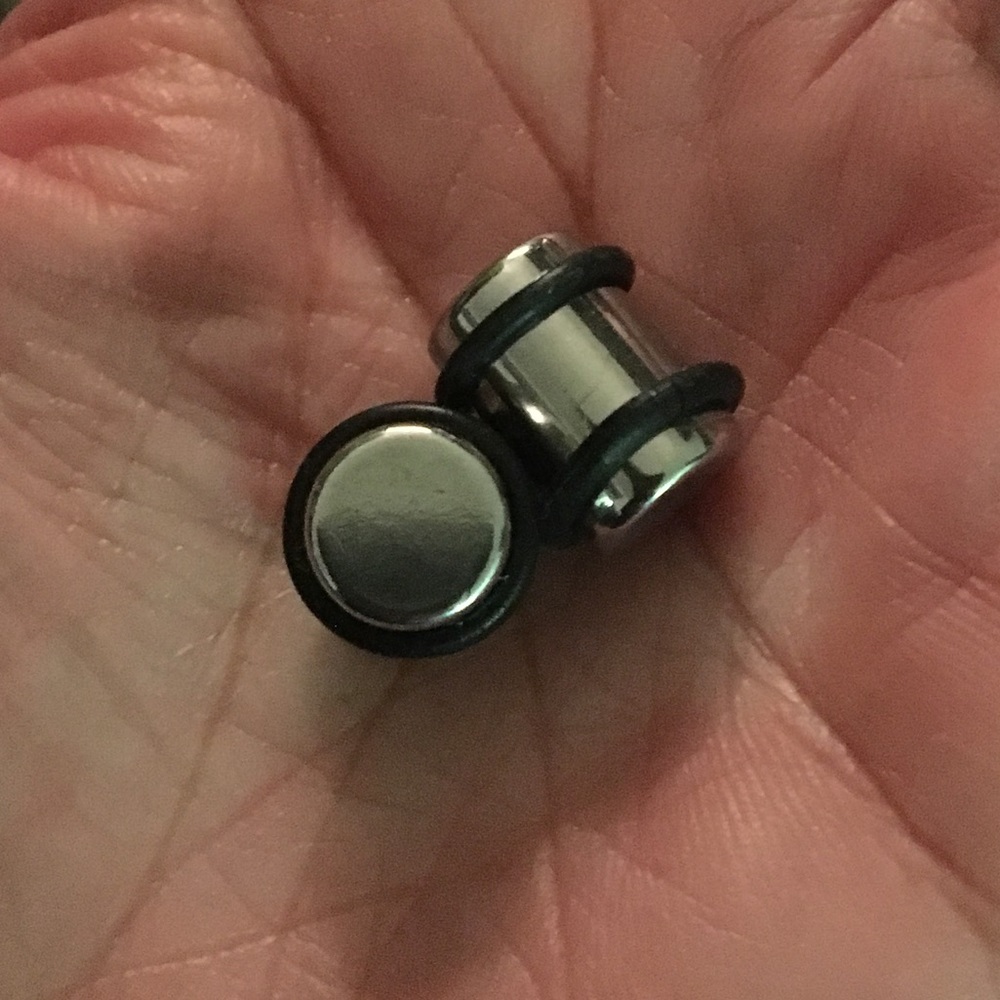 Stainless steel plugs 8mm 0g